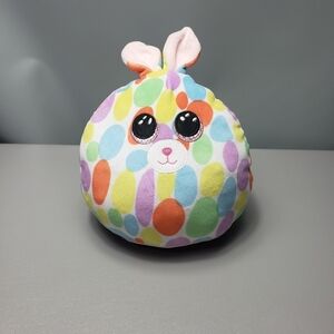 Easter TY Squish-a-Boos Bloomy Bunny Cushion Pillow Small Plush